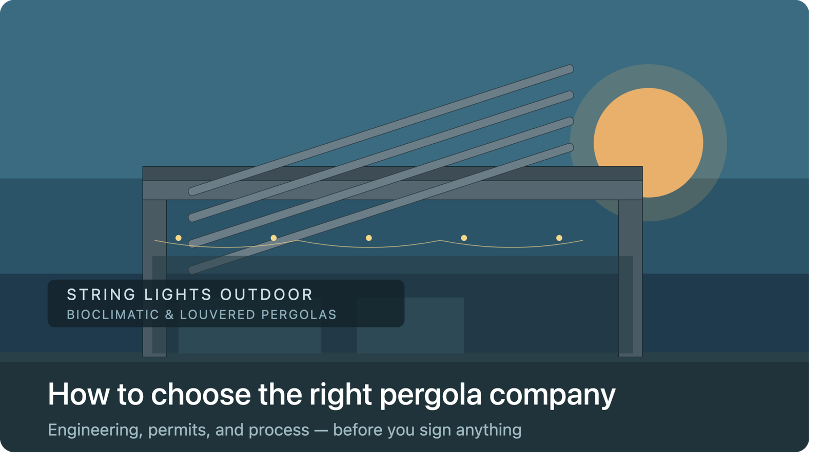 Choosing a reputable louvered pergola installer in Houston