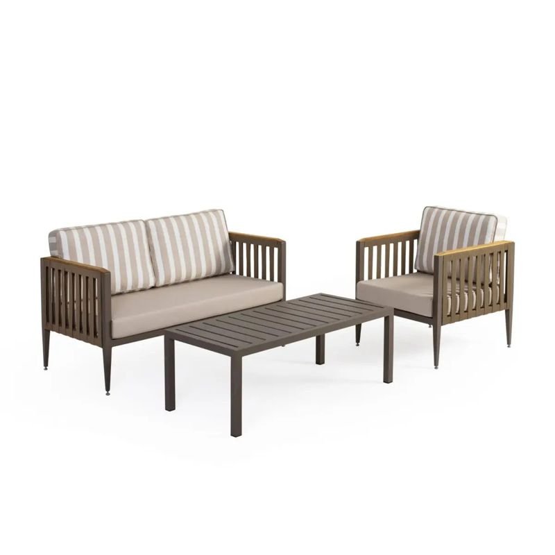 Arendal Rope Double outdoor lounge set – String Lights Outdoor Houston