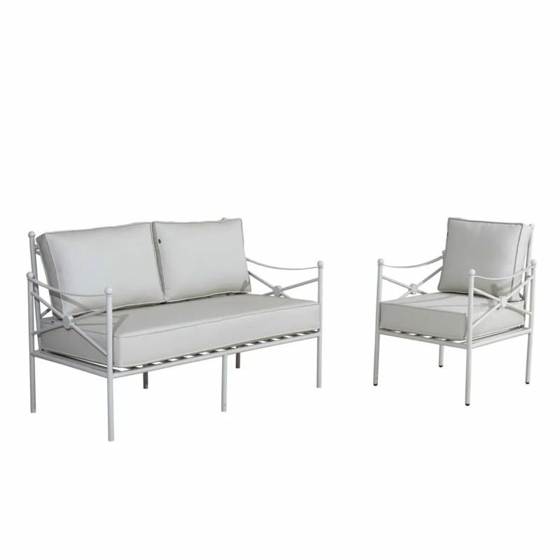 Desoyan Double outdoor lounge set – String Lights Outdoor Houston