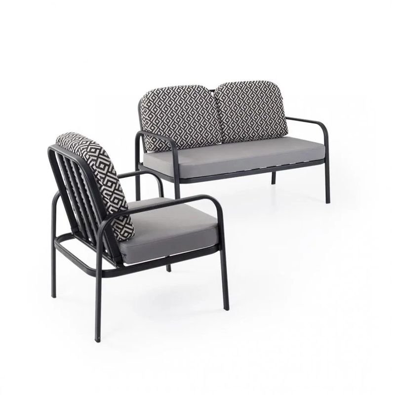 Laren Double outdoor lounge set – String Lights Outdoor Houston