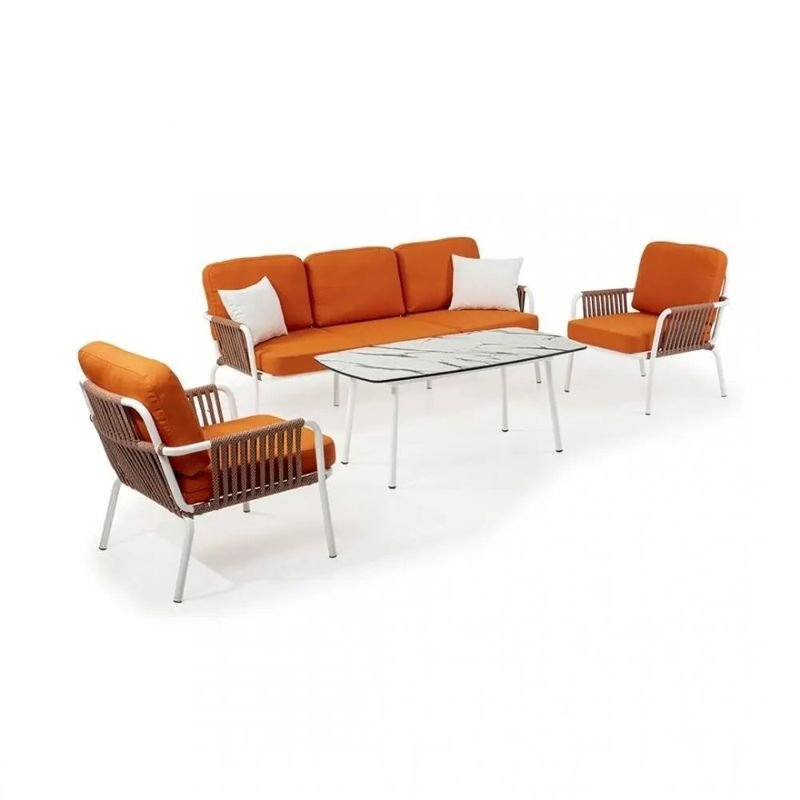 Lola Double outdoor lounge set – String Lights Outdoor Houston