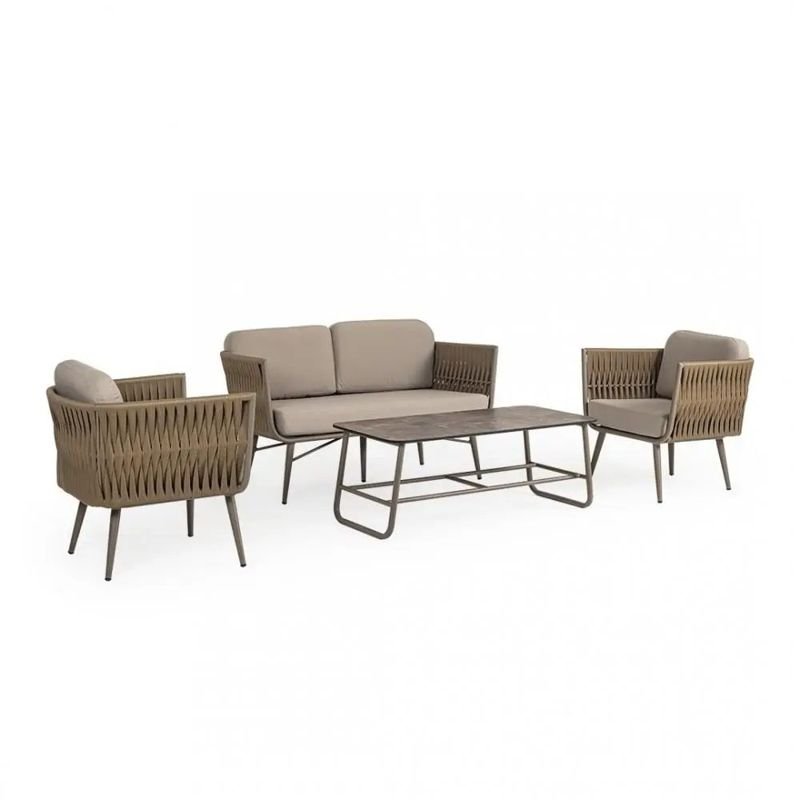 Marcia Double outdoor lounge set – String Lights Outdoor Houston
