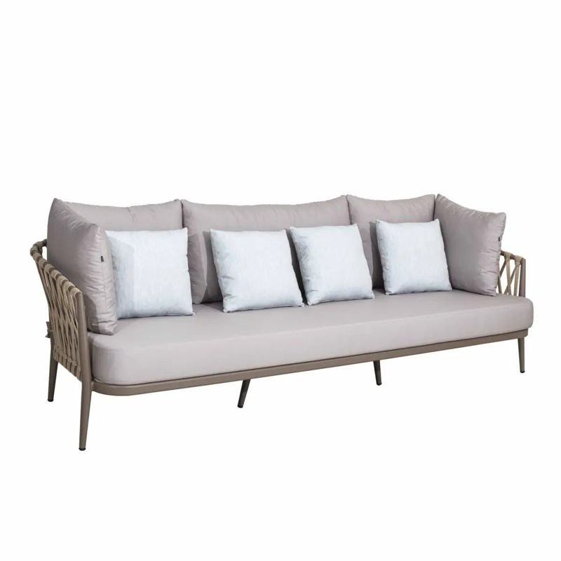 Mira Bank outdoor lounge set – String Lights Outdoor Houston