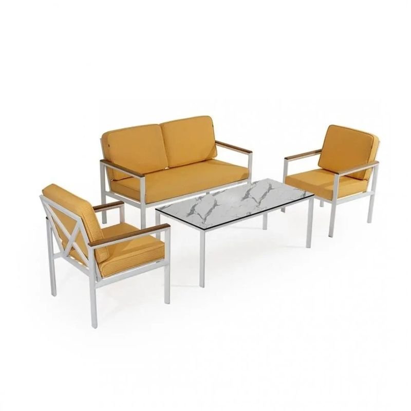 Tello Double outdoor lounge set – String Lights Outdoor Houston